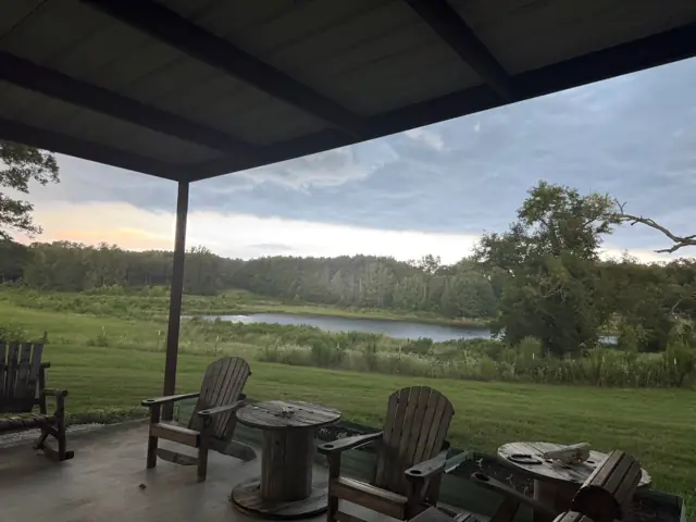 The view from the porch